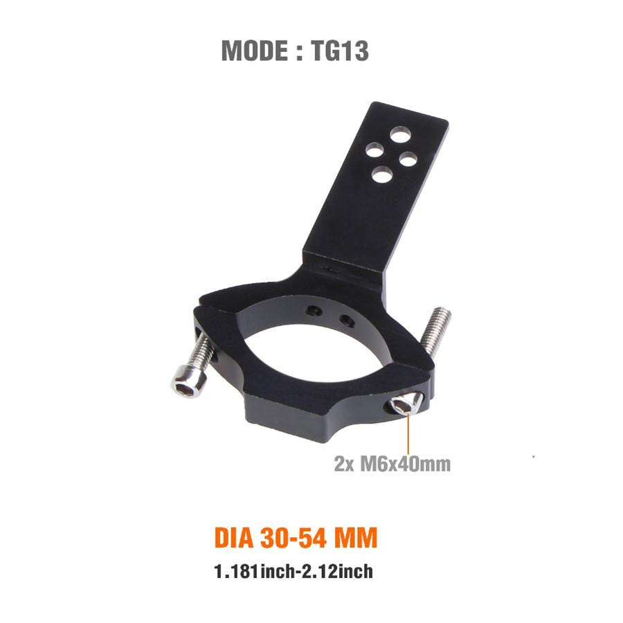 2sets Universal Motorcycle Headlight Mount Bracket 30-54mm Tube Fork Spotlight Holder Clamp For Cafer Racer Chopper Ect