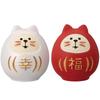 Decore Cat Daruma Pair Happy Wadding 2023 Happy Wedding Concombre DECOLE Interior Display Accessories Figurines ZCB-62737 "Happy Set"