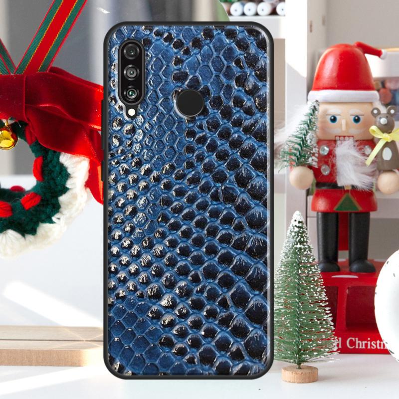 Snake Skin For Huawei Nova 9 10 SE 11 Pro Y60 Y70 Y90 Y61 Y91 Y72 Y73 12i 11i 8i P20 P30 P40 Lite Case