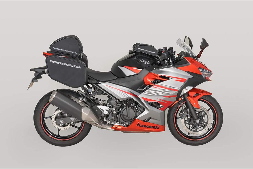 TANAX MOTOFIZZ Side Bag Light Sport Side Bag Black MFK-262