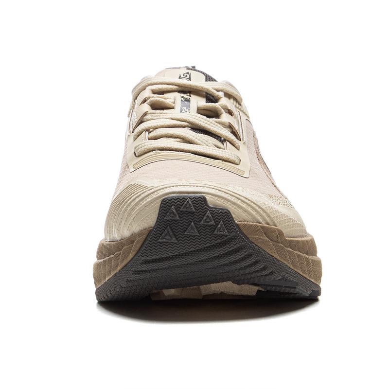 New LiNing Yijie Lite Version 2.0 Abrasion Resistant Support Low Top Hiking Shoes Men's Beige Brown AHTU007-2