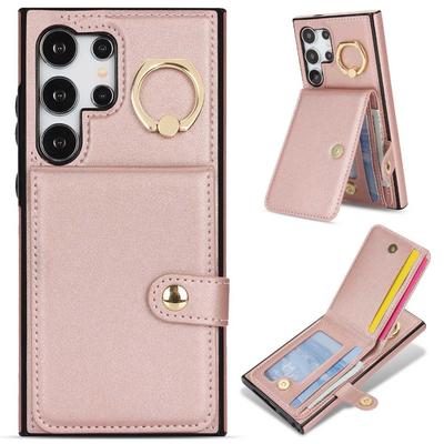 Portfel Slot na karty Ring Holder Etui na telefon Samsung Galaxy S24 S22 Plus S23 FE Note 20 Ultra A55 A15 A25 A35 A54 A53 A14 5G