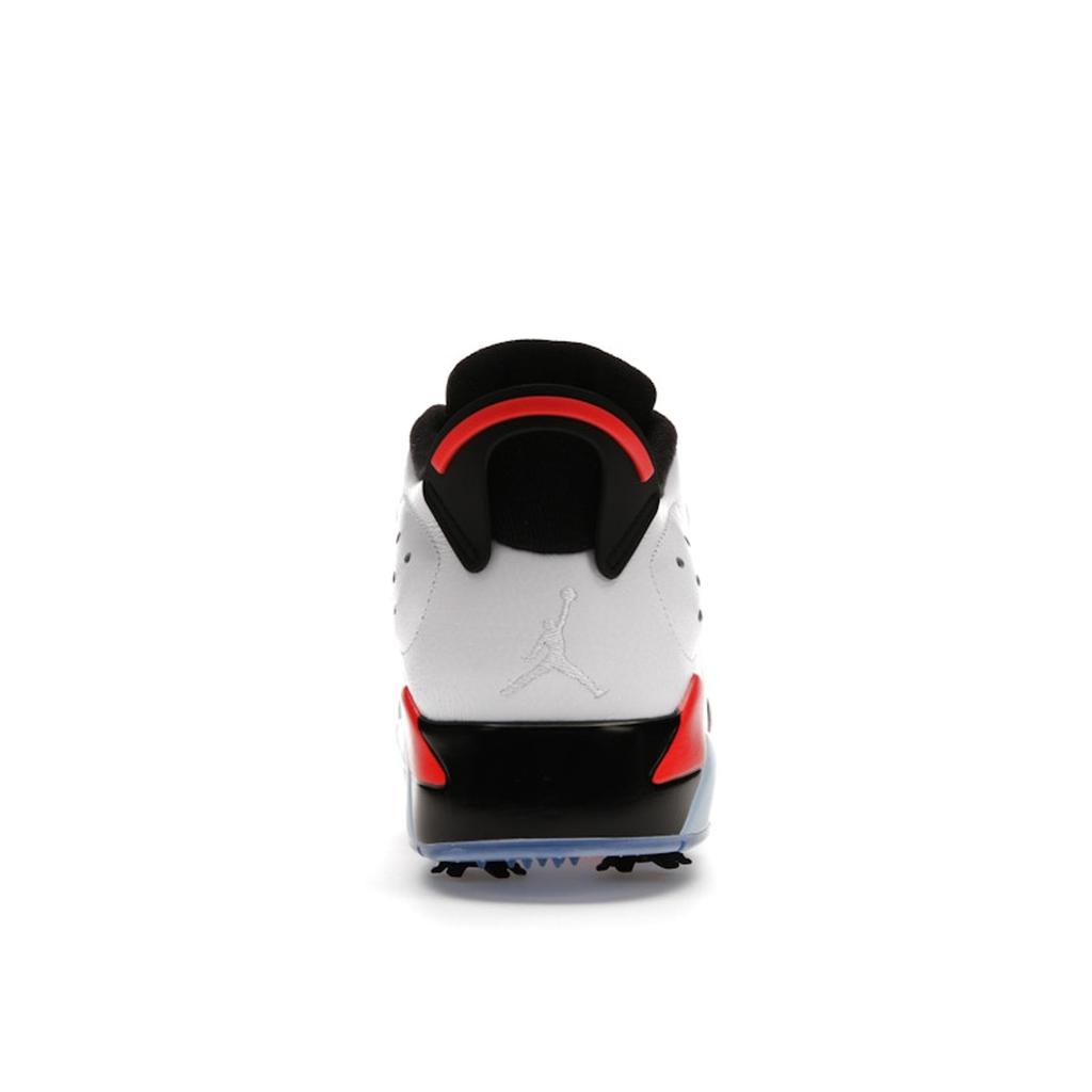 Air Jordan 6 Retro Low Golf White Infrared Unisex Sneakers Infrared-23 Black DV1376-106