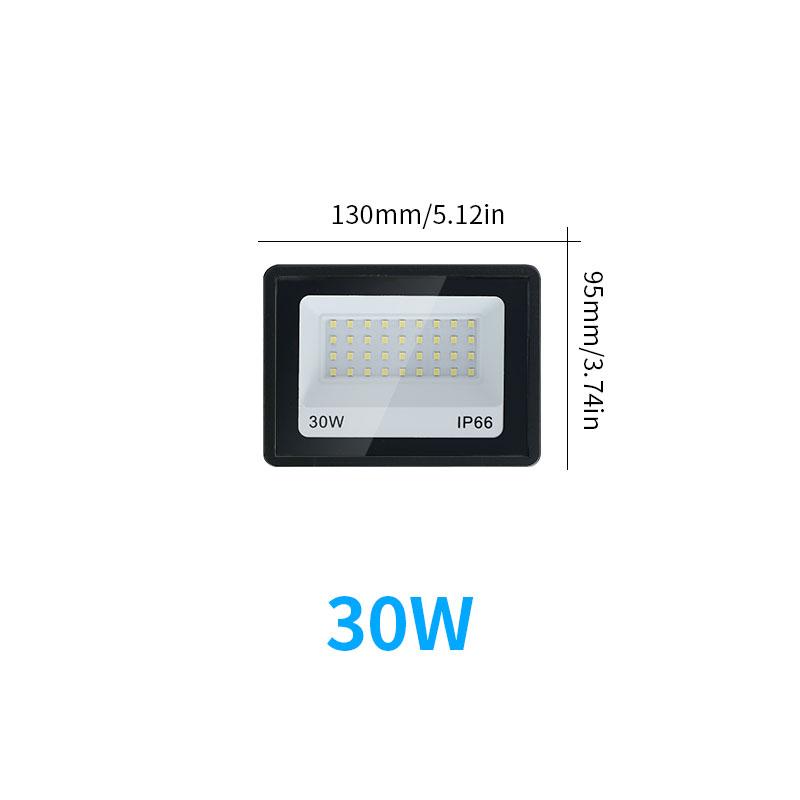 LED Floodlights 10W 20W 30W 50W 100W 200W Flood Light AC220V/110V Waterproof Outdoor Wall Garden Spotlight Reflector Focus Lamps