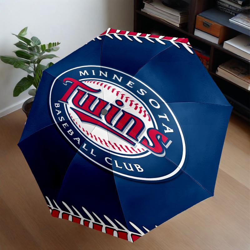 Neon Lights Minnesota Umbrella 8-Frame for Travel, Camping, Casual Lightweight Portable Umbrella, Essential for Every Family Holidays Gift