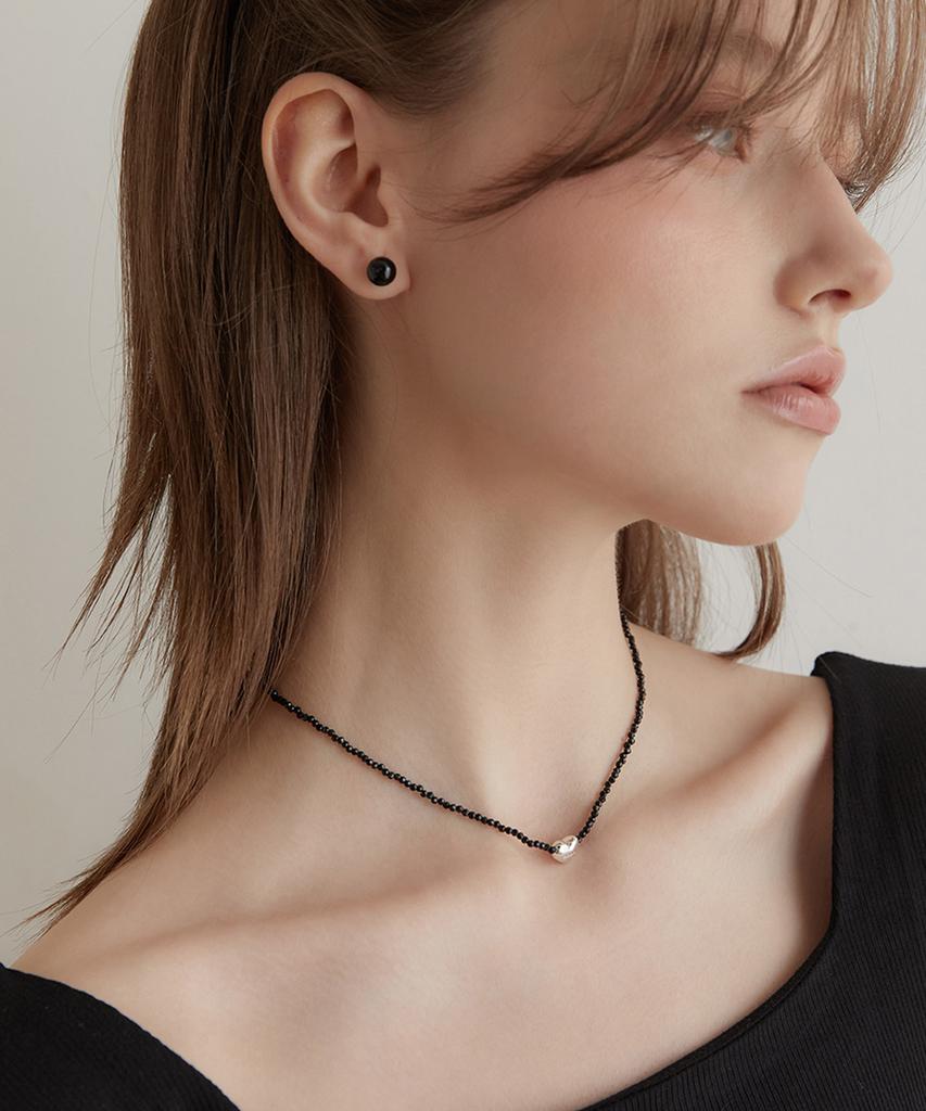 Tatiana (Silver 925) Sweetheart Bead Necklace Nz2135
