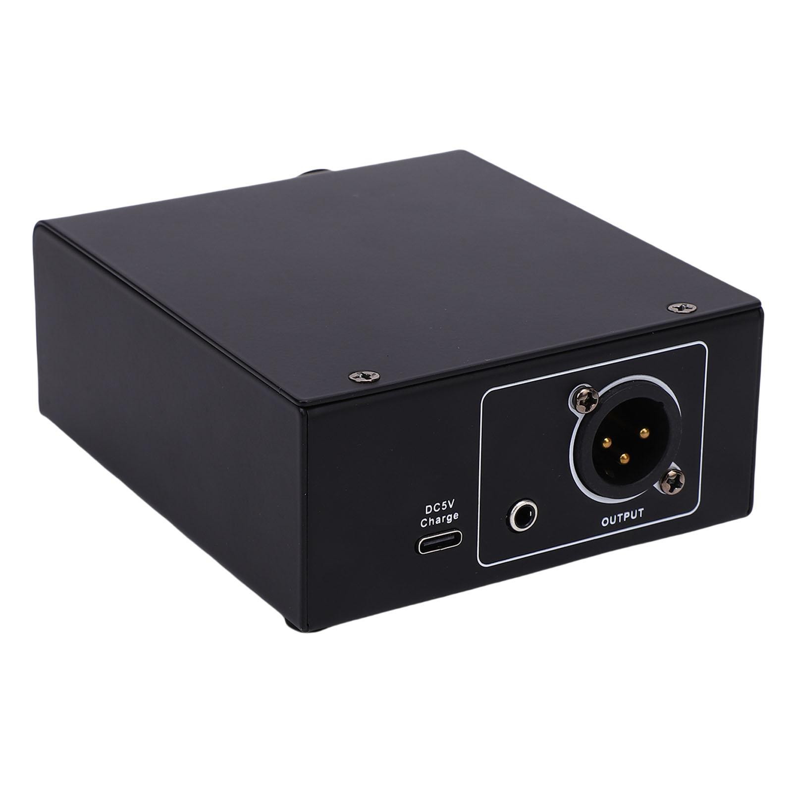 

Фантомное питание 48 В с интерфейсом XLR вход/выход для конденсаторного микрофона для студийной записи музыки