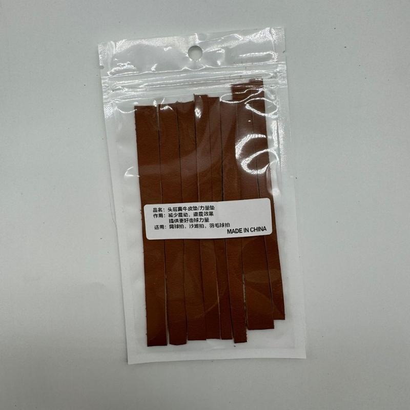 Premium Leder Power Pad für Tennisschläger Stoßdämpfung und verbessert Saitenschutz