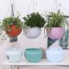 Detachable Hanging Flower Pot Plastic Water Storage Planter  Climbing Houseplants
