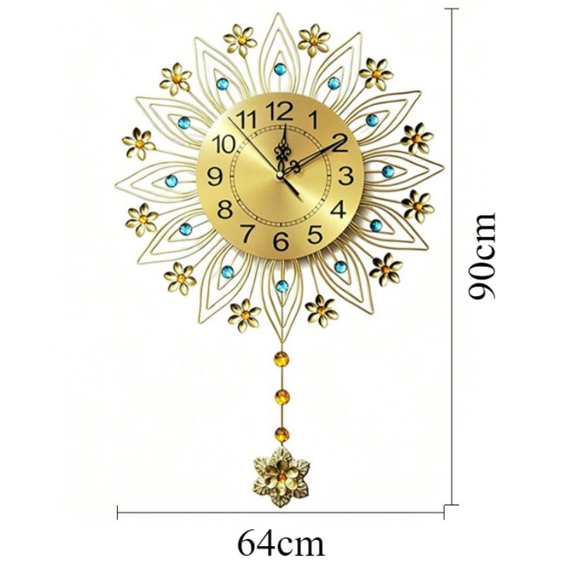 Modern Wall Clock Luxury Decorative Wall Watch Silent Aesthetic Pendulum Clock Minimalist Elegant Living Room Watches Home Decor
