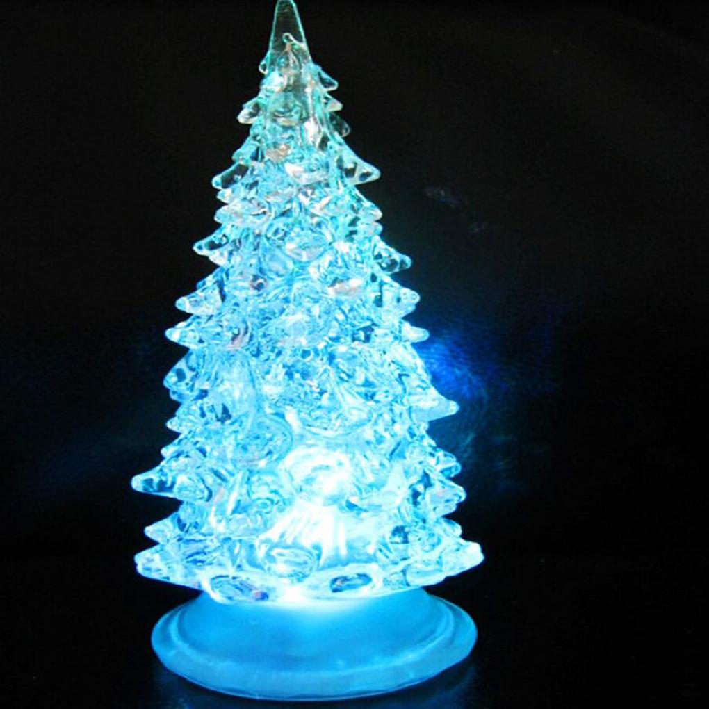 Christmas Night Lamp Energy-saving LED Light Tree-shaped Acrylic Decorative Lamp