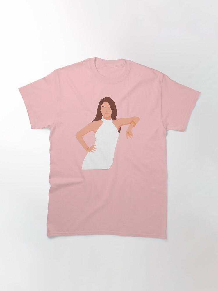 Selena Gomez Lineless Illustration Classic T-Shirt