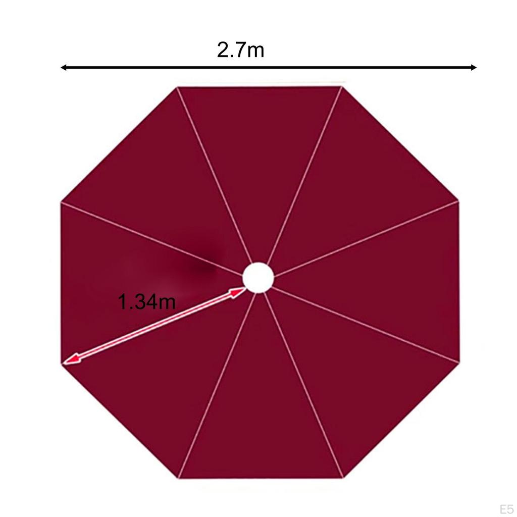 Premium Utomhus Parasoll Takbyte för Blåsiga Förhållanden