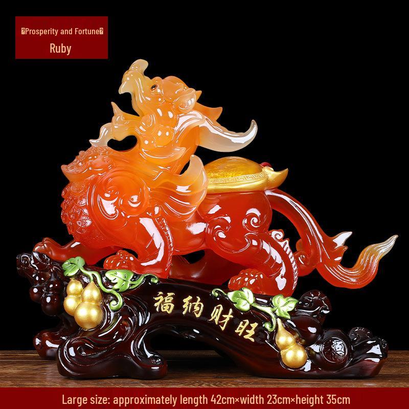 Prosperous Wealth Pixiu Ornaments: Fortune-Building Gifts for Shop Openings & Housewarmings