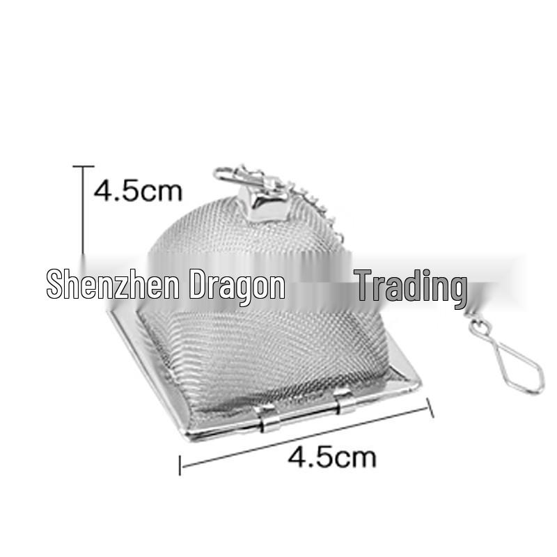 304 Stainless Steel Pyramid Tea Infuser Ball, Spice Basket, Flavor Cage серебряный