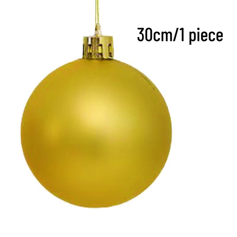 Colorful Matte Christmas Tree Hanging Ball - Decorative Round Ornaments for Holiday Celebration