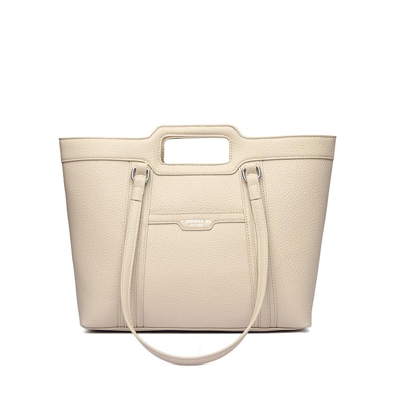 

Простая, Модная, Ретро, Вместительная женская сумка на одно плечо, сумка-тоут бежевый