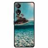 For TCL 50 5G Case Original Soft Silicone TPU Phone Cases Back Cover For TCL 50 XE 5G 50XE Fashion Planet New Coque Black Bumper