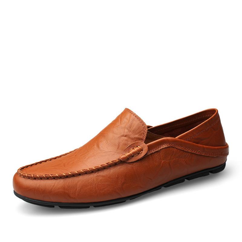 

Мужская повседневная кожаная обувь Уличная мужская обувь Мужская повседневная обувь Спортивная корейская версия Обувь Доудоу для ленивых Обувь больших размеров Мужская 47