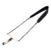   Saxophone Neck Strap Soft Leather Padded Sax Strap with Metal Hook for Saxophones Clarinets