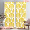 2pcs,2D Plane Printing Curtains Roller Blinds Art Deco Shell Fans Versatile Durable Polyester (without Rod) Home Decor for