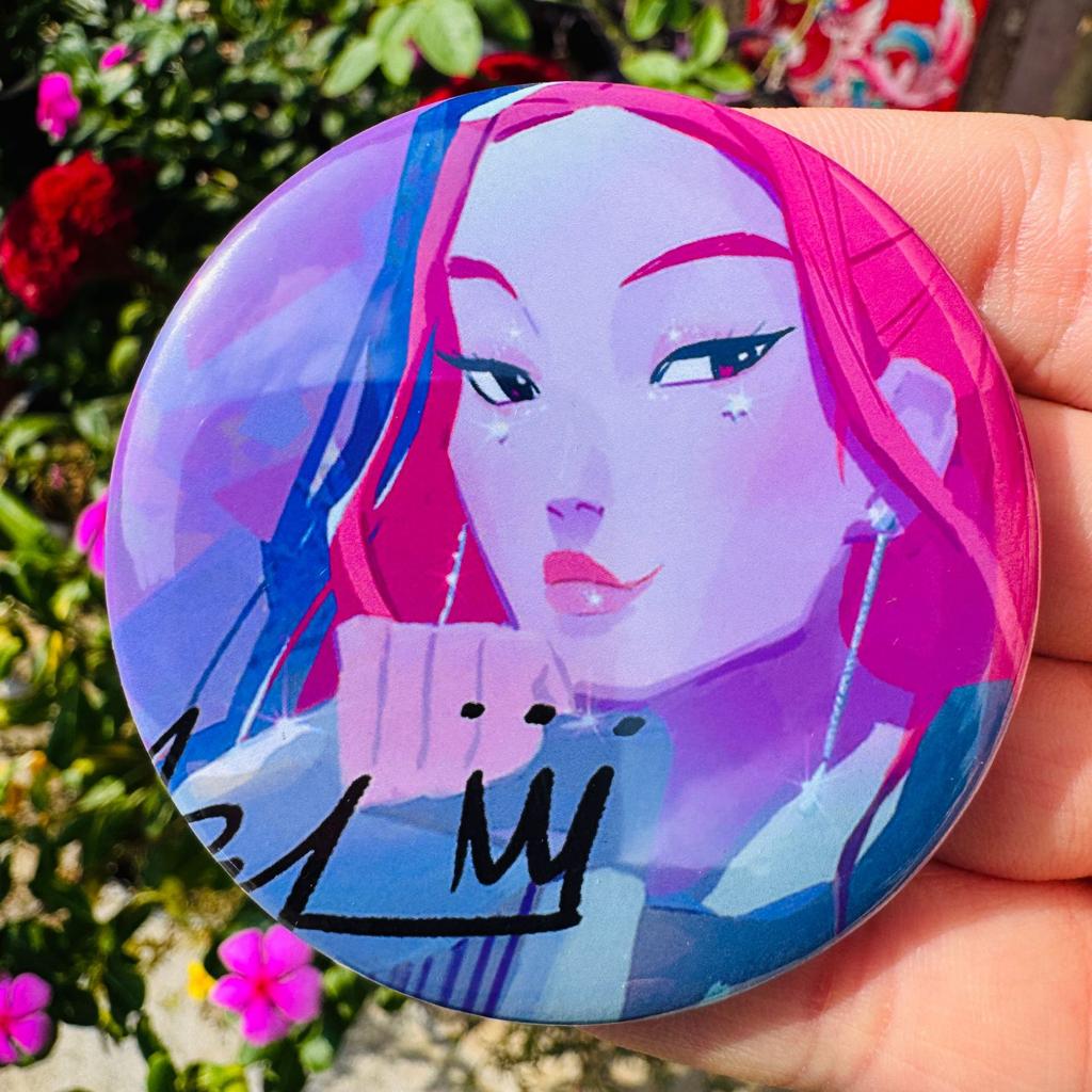 Kpop Demon Hunters Badges for Jewelry Accessories Bag Decor Huntrix Saja Boys Rumi Zoey Jinu Tinplate Button Brooch Pins Gifts