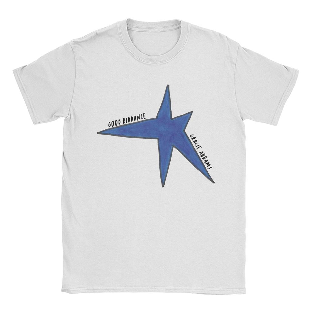 Good Riddance Gracie Abrams Star T Shirts Men 100% Cotton Unique T-Shirt Round Neck Tees Short Sleeve Tops Plus Size