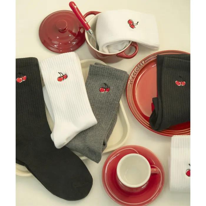 Kirsh Basic Cherry Point Crew Socks White 5-Pack