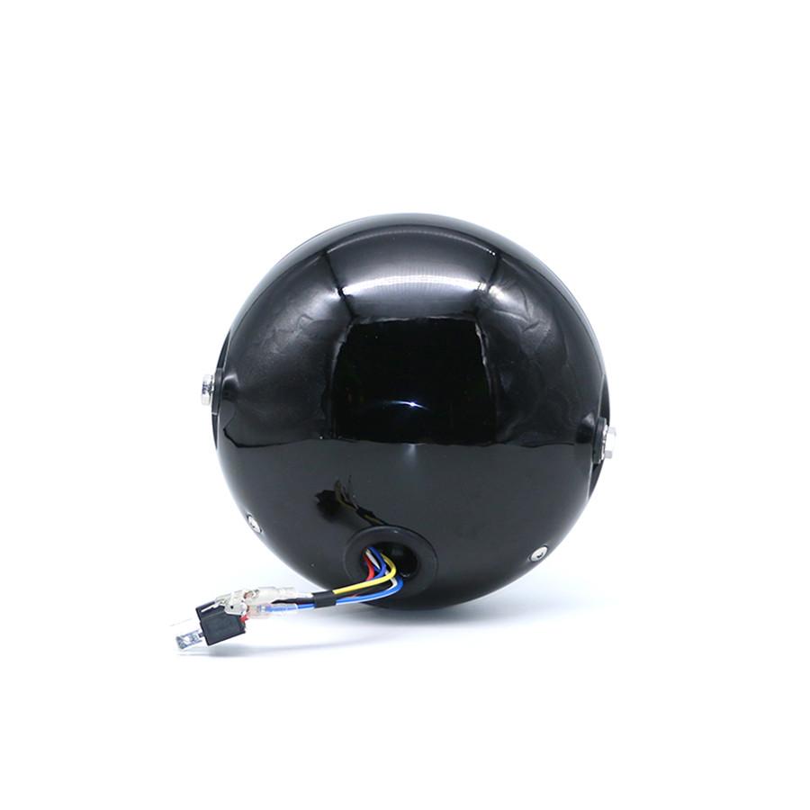 7 Inch Round Led Headlight With Headlight Shell Housing Hi/Lo Beam Projector Motor 7" Round Headlamp