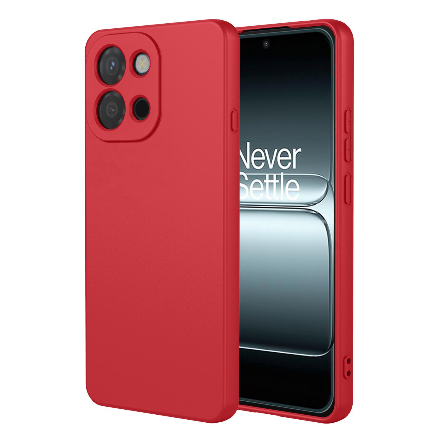 

For OnePlus 13T 5G Case Soft TPU Shockproof Protective Phone Cover Red