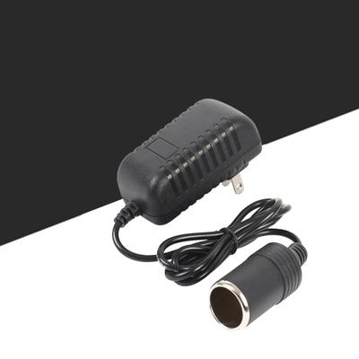 Araç Sigara Ateşleyici Adaptörü Dayanıklı Taşınabilir ABS 220V - 12V Dönüştürücü Kablosu Ev için