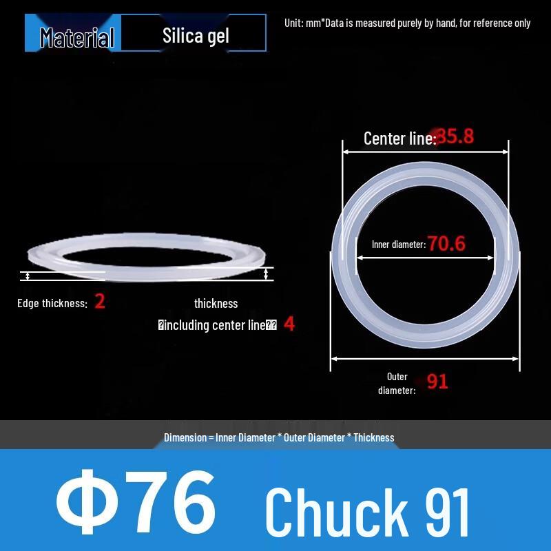 Sanitary Quick-Connect Silicone Gasket