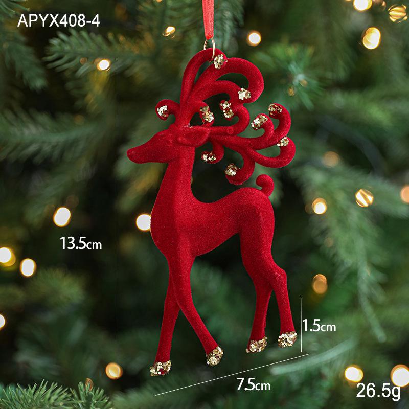 Nordic Luxury Snowflake Christmas Ornaments - Exclusive Flocked Decorations