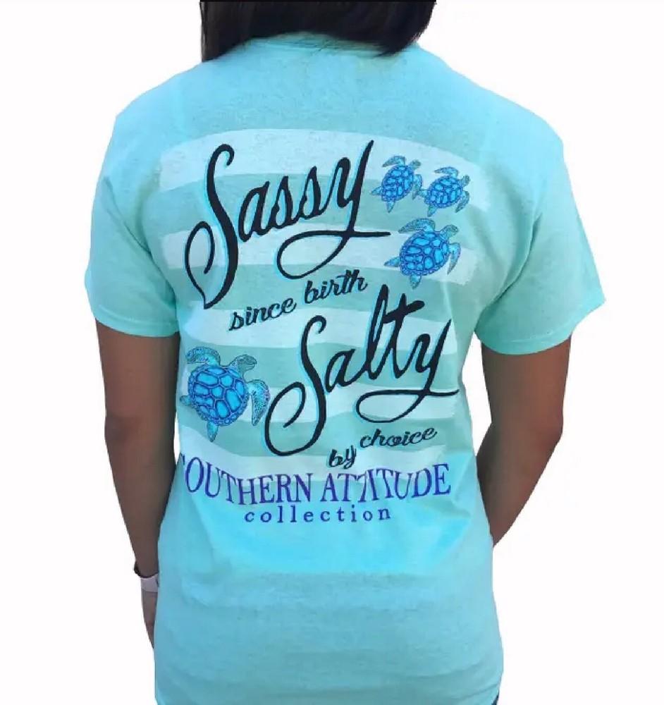 Sassy Since Birth Salty By Choice Short Sleeve T-Shirt NEW Free Ship Unisex T-Shirt XXXL