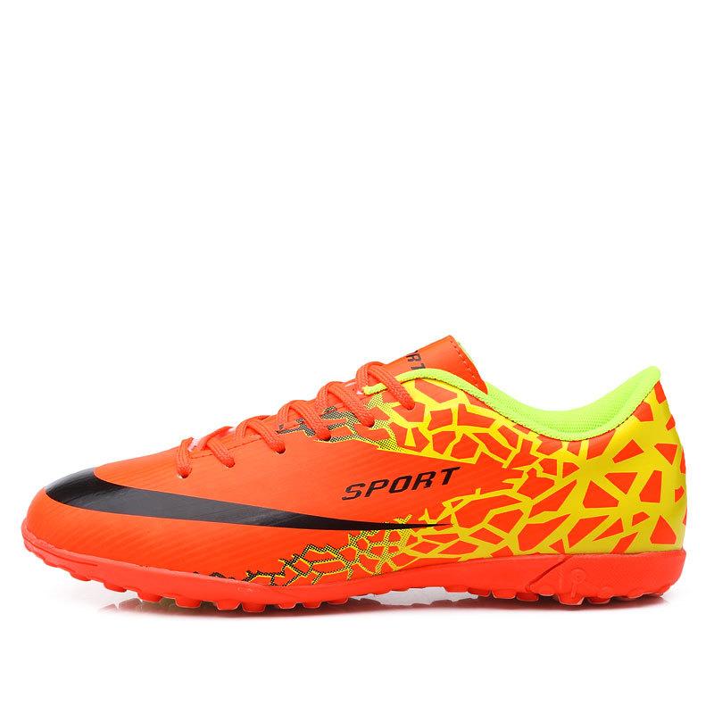 Football Shoes Tf Broken Nails Artificial Grass for Men and Women Primary and Middle School Students Training Shoes I AG Spikes.