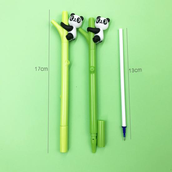 0.5mm Black Ink Ball Point Cartoon Panda Rollerball Pen Student Stationery Gift