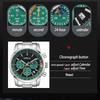 2025 New Mens Watches Luxury Quartz Chronograph Wrist Watch For Man Sapphire Mirror Waterproof Men Gift Clock Luminous