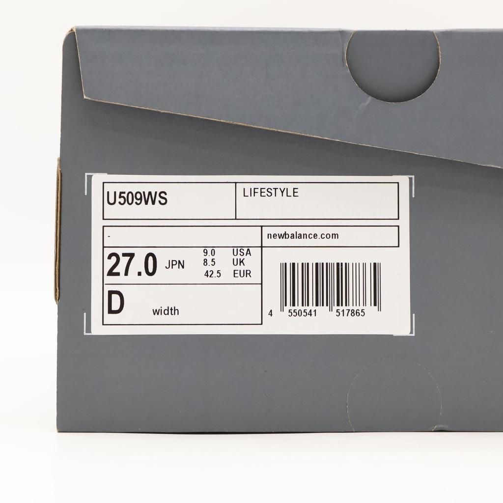 U509WS New Balance 509 White Silver Metallic (Men's)
