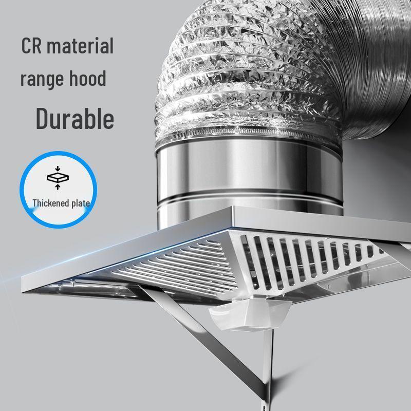 High Suction Stainless Steel Kitchen Exhaust Fan & Range Hood for Apartments