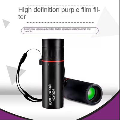 Černý Tech 2000x24 HD Monokulární mobilní dalekohled pro noční vidění