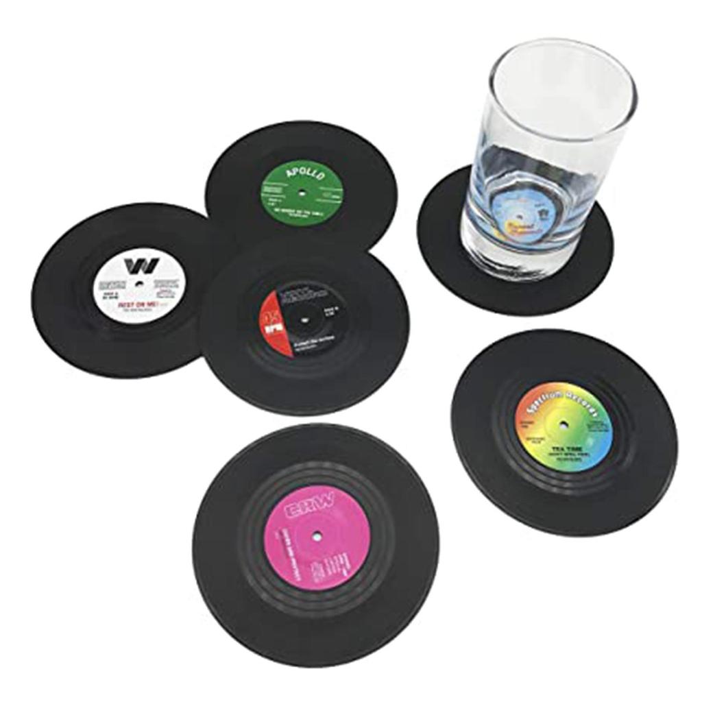 Creative Vinyl Record Cup Držák nápojů Podložka pod nádobí Prostírání