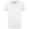 Solid Logo Crew Neck Straight Short Sleeve T-Shirt Women Tops White K1-093-8C73200-V8058-033