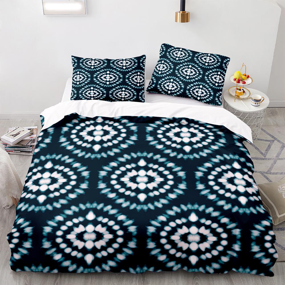 3D Printed Gray Geometric Pattern Duvet Cover Set King Queen Twin Full Size Polyester Comforter Cover for Kids Teen Bedding Set