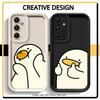Case for Samsung Galaxy A71 A72 A34 A23 A35 A36 A15 A16 A12 A13 A56 A53 A54 A51 A73 A26 A32 Phone Cover Cute Thumbs Up Duck