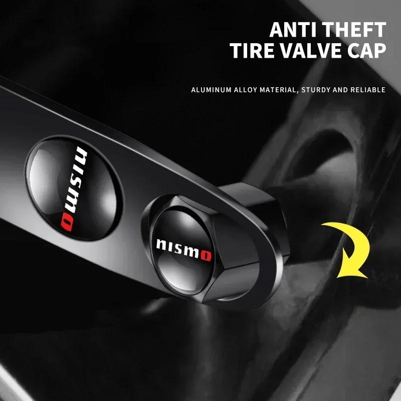 2025 For Nissan Car Key ring Suede Rope keychain Metal Wheel Tire Valve Caps For Nissan Nismo Note Armada Pulsar Pathfinder X-Tr