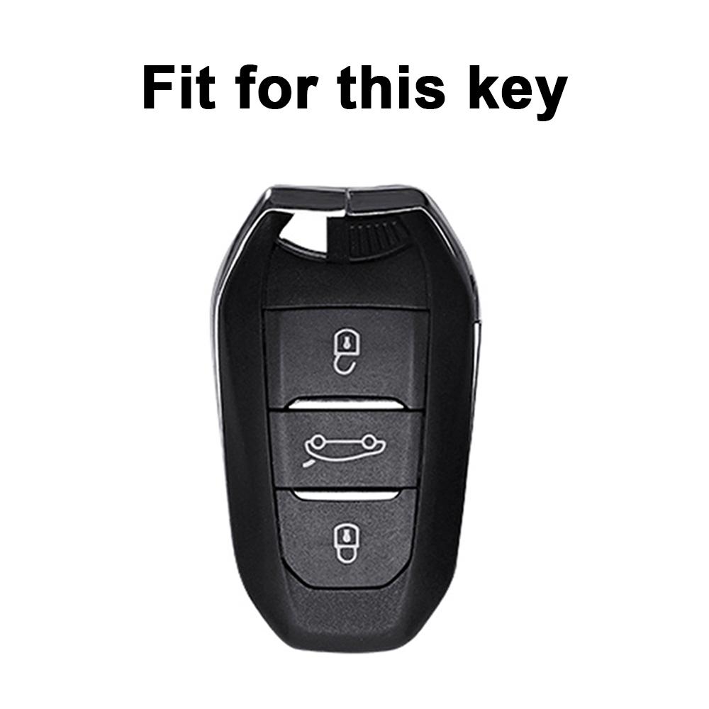 TPU Leder Schale Schlüsselanhänger Auto Schlüsselhülle Abdeckung für Peugeot 308 408 508 2008 3008 4008 5008 Citroen C4 C4L C6 C3-XR Picasso DS3 DS4 DS5