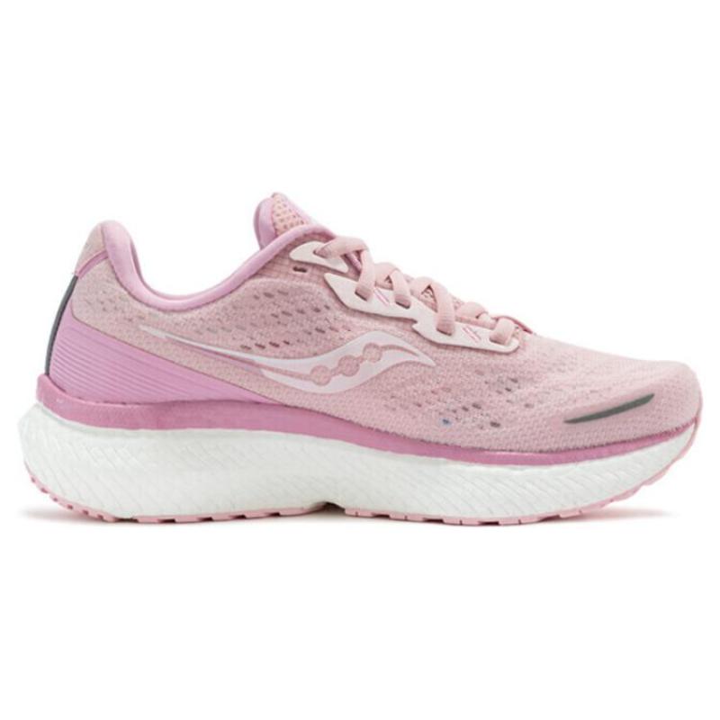 SAUCONY Triumph 19 Running Shoes Unisex Low-top Pink/white Saucony S20678-100