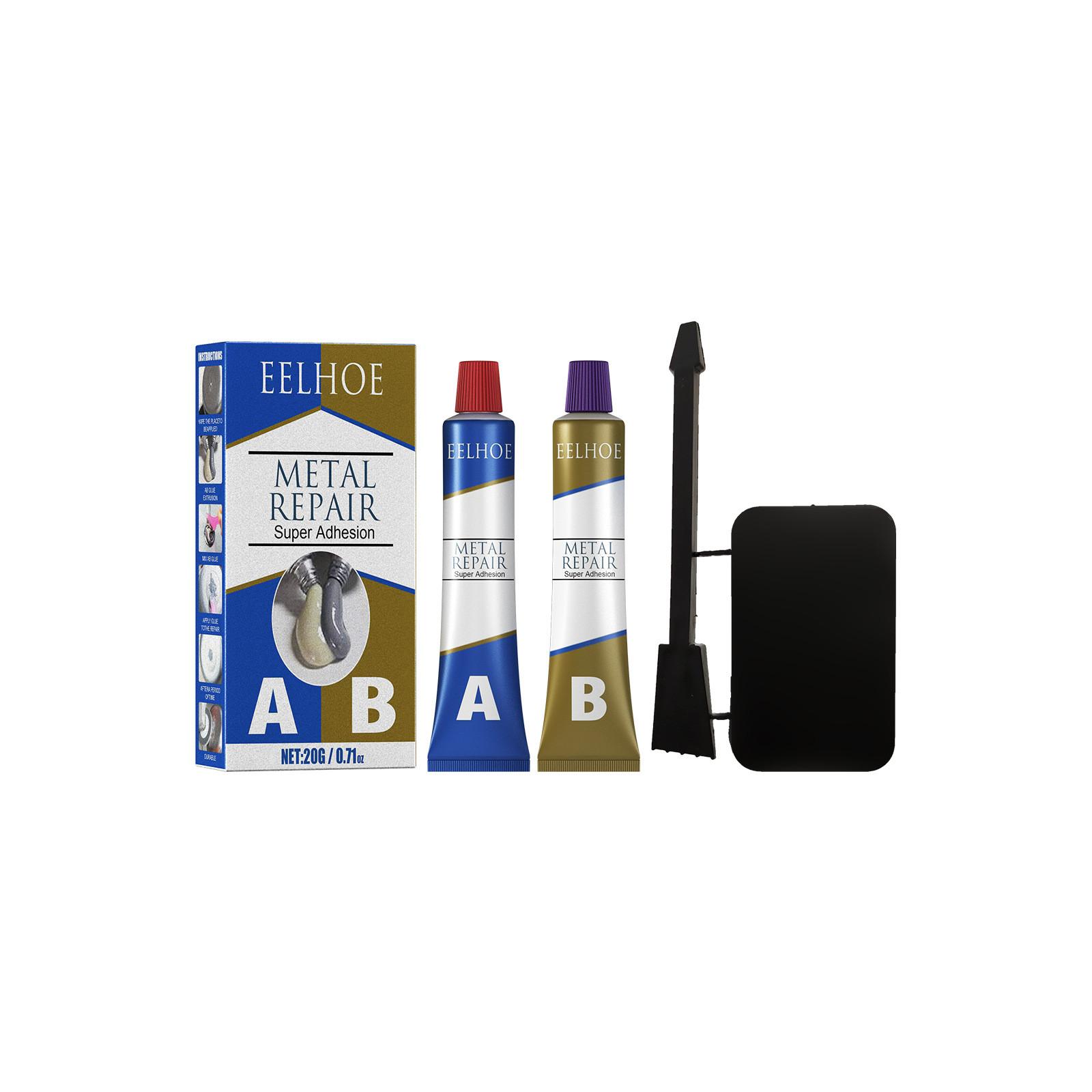 

High Temperature Resistant Liquid Metal Welding Filler, Appliances Casting Glue, Metal Gel Paste (1 Set(A+B), 100ml) A