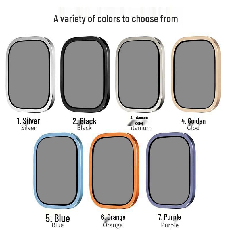 Apple Watch Ultra Tempered Glass & Alloy Frame Anti-Peep Protector