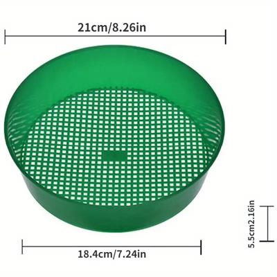 Plastic Soil Sieve Filter Mesh for Soil Stone Sifting Filtration Flower Plant Nursery Pot Home Garden Accessories Tools
